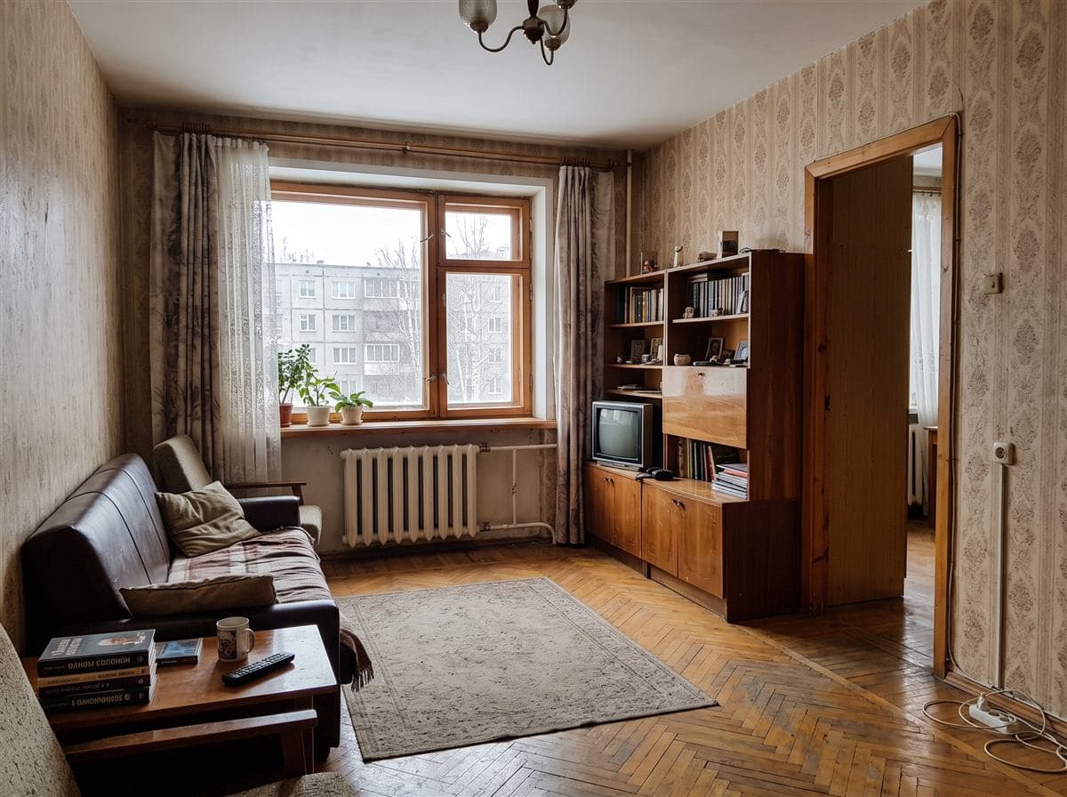 Двухкомнатная квартира, 54,2 м²